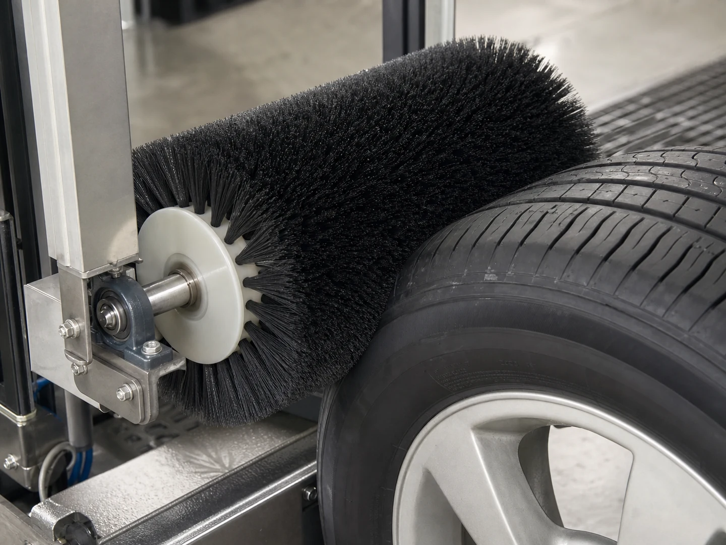 Roller Brush Tire cleaning brush