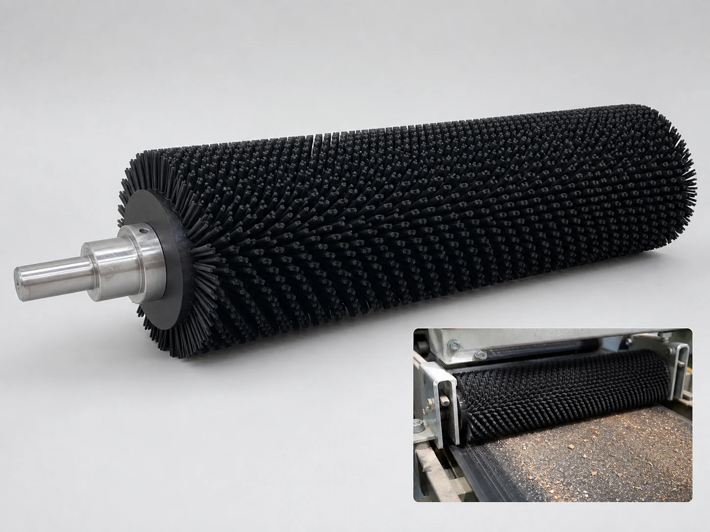 Rubber Brush Roller cleaning brush