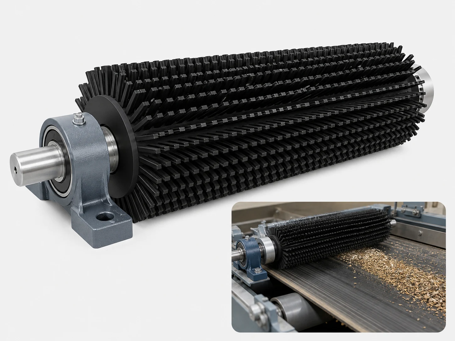 Rubber Conveyor Belt Brush