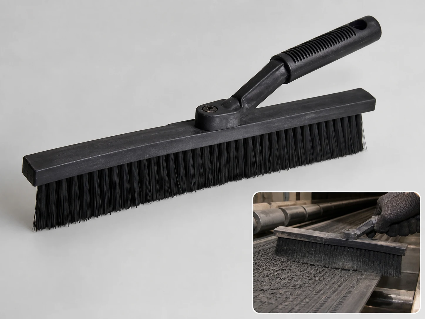 Rubber Dust Removal Brush