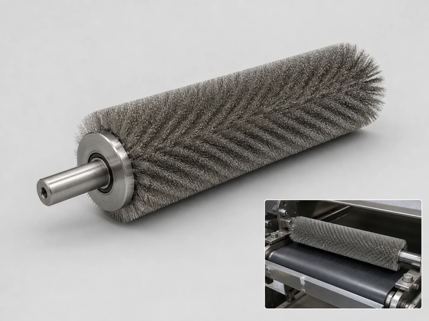 Stainless Steel Brush Roller