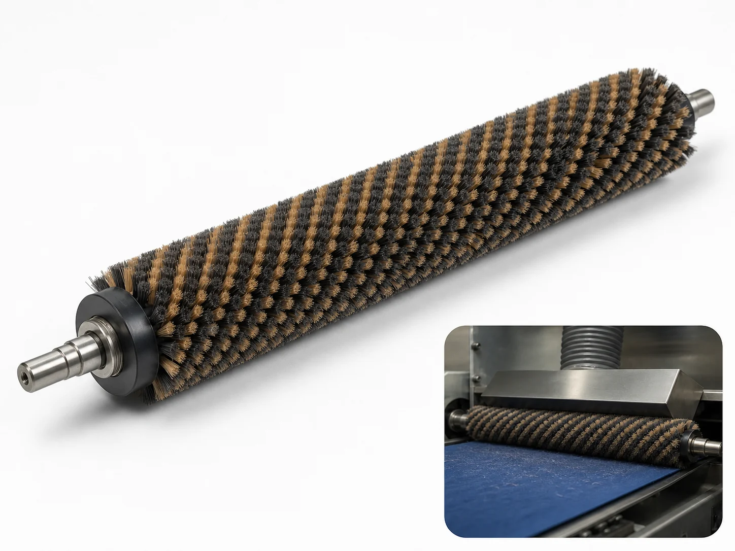 Textile Dyeing Finishing Brush Roller cleaning brush