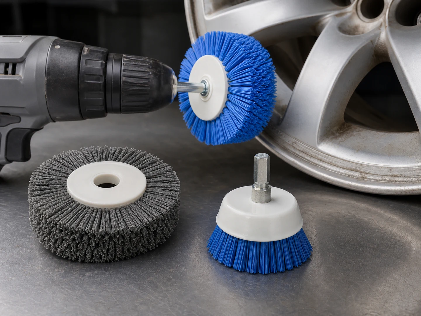 Wheel Brush Plastic