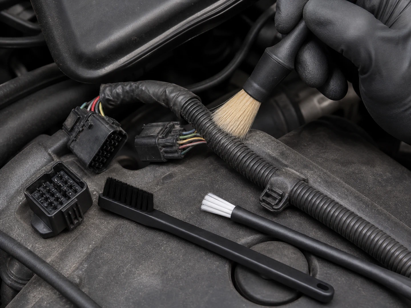 Wire Harness Cleaning Brush